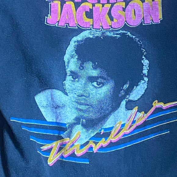 Michael Jackson Thriller Concert T-Shirt - Picture 1 of 6